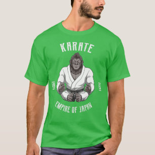 Camiseta Karate Japan Okinawa Gorilla Karate Japonês Mart