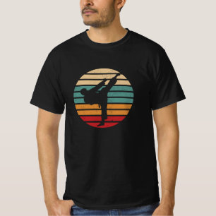 Camiseta Karate Kick Retro Sun Karate Fighter