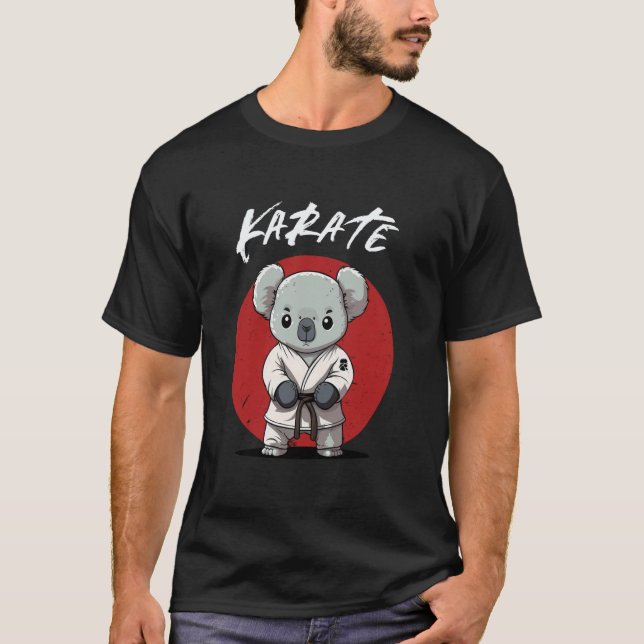 Camiseta Karate Koala Karateka - Kid Karateka Koala (Frente)