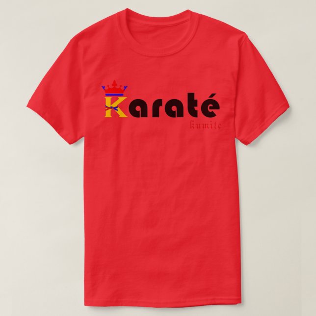 Camiseta Karate Kumite T (Frente do Design)
