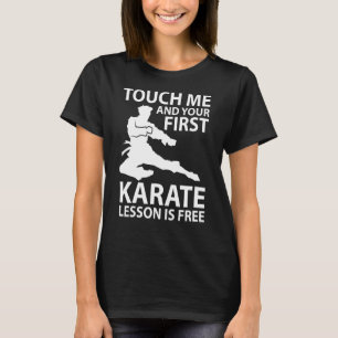 Camiseta Karate Lesson Karateka Arts Professora de Artes Ma