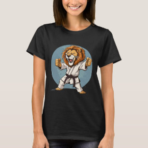 Camiseta Karate Lion Kickboxing Taekwondo Jiu-jitsu Mma Mar