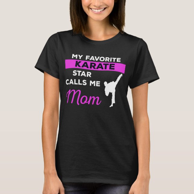 Camiseta Karate Mãe (Frente)