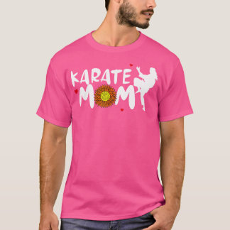 Camiseta Karate Mãe Para Mulheres Caratê Bonito