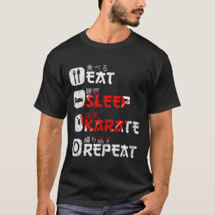 Camiseta Karate Martial Arts Japonês Sun Come No Sono Karat