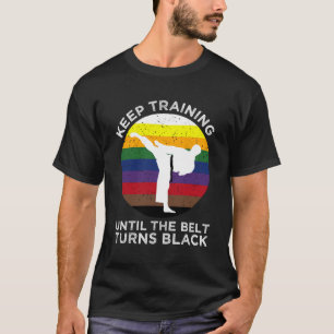 Camiseta Karate Martial Arts Taekwondo Self Defensor Black