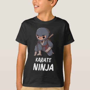 Camiseta Karate Ninja Boy Engraçado Artes Marciais Esportiv