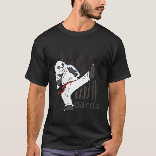 Camiseta Karate Panda Coon Bear Mial (Frente)