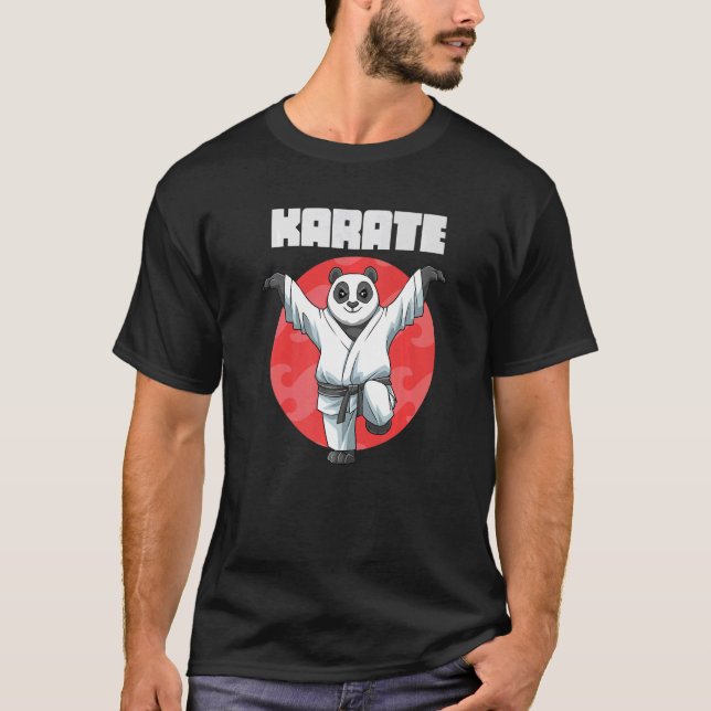 Camiseta Karate Panda Crane Kick (Frente)