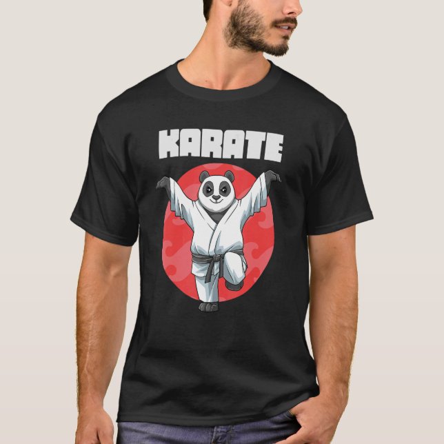 Camiseta Karate Panda Crane Kick 1 (Frente)