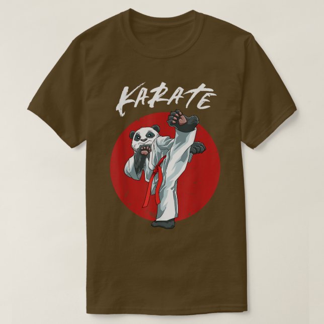 Camiseta Karate Panda - Karate Japonês MMA Lutando (Frente do Design)