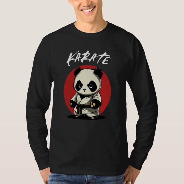 Camiseta Karate Panda Karateka Boys and Girls Karate Panda (Frente)