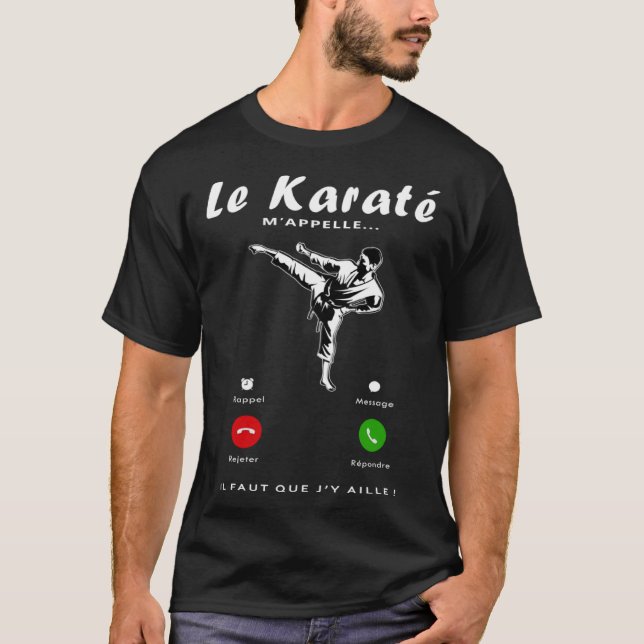 Camiseta Karate para Mulheres Crianças (Frente)