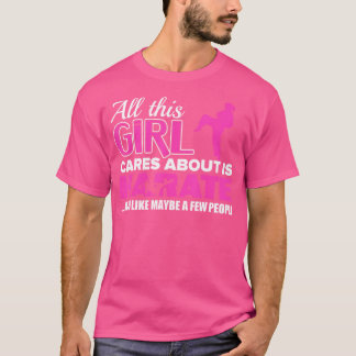 Camiseta Karate Para Mulheres E Meninas - Esta Garota Se Pr