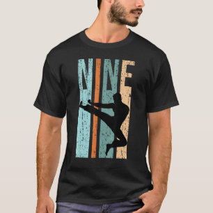 Camiseta Karate Retro Aniversário de 9 anos 9 Judo Homens K