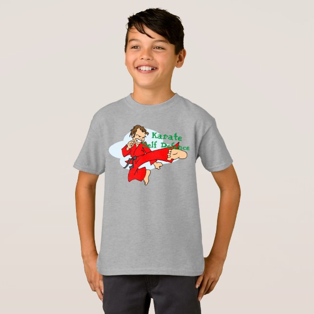 Camiseta Karate Self-Defense T-Shirt (Frente Completa)