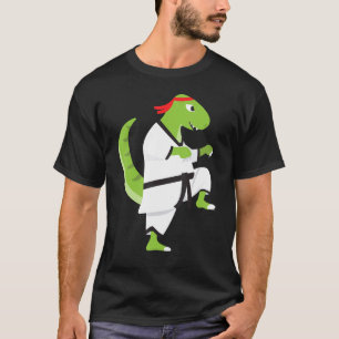 Camiseta Karate T Rex Legal Luto do Dinossauro do Dinossau