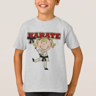 Camiseta KARATÉ - t-shirt e presentes louros da menina