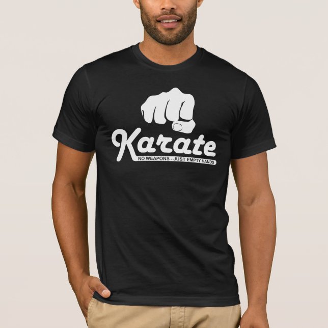 Camiseta Karaté - t-shirt vazio das mãos (Frente)
