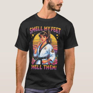 Camiseta Karate Taekwondo Cheire Meus Pés Cheire Eles Menin