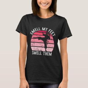 Camiseta Karate Taekwondo Cheire Meus Pés Cheire-os Garota