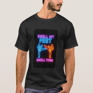 Camiseta Karate Taekwondo Cheire Meus Pés Engraçado