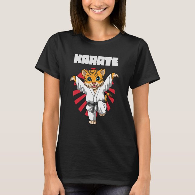 Camiseta Karate Tiger Crane Kick 1 (Frente)