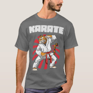 Camiseta Karate Tiger e Sun Karate Artes Marciais Japonesas