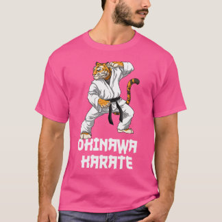Camiseta Karate Tiger Okinawa Karate Artes Marciais Japones