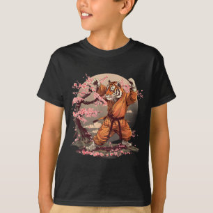 Camiseta Karate Tigre Jiu-Jitsu Judô Tigre Taekwondo Sakura