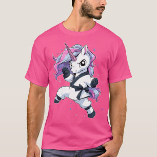 Camiseta Karate Unicorn Girl Marts Taekwondo Kickbox