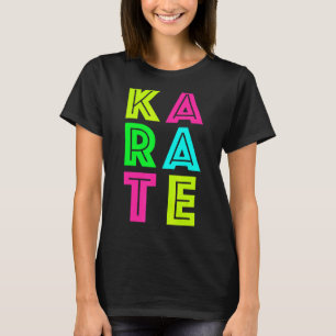 Camiseta Karate Uniforme do Cinturão Negro de Karate