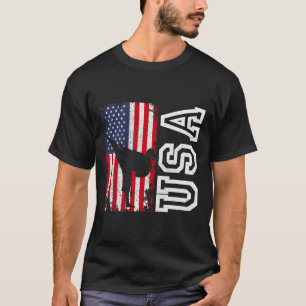 Camiseta Karate Usa Bandeira 4 De Julho Patriótico American