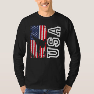 Camiseta Karate Usa Flag 4 De Julho Patriótico Americano