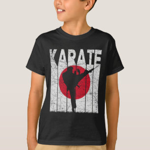 Camiseta Karate Vintage Arts Marciais Retro Karate Japonês