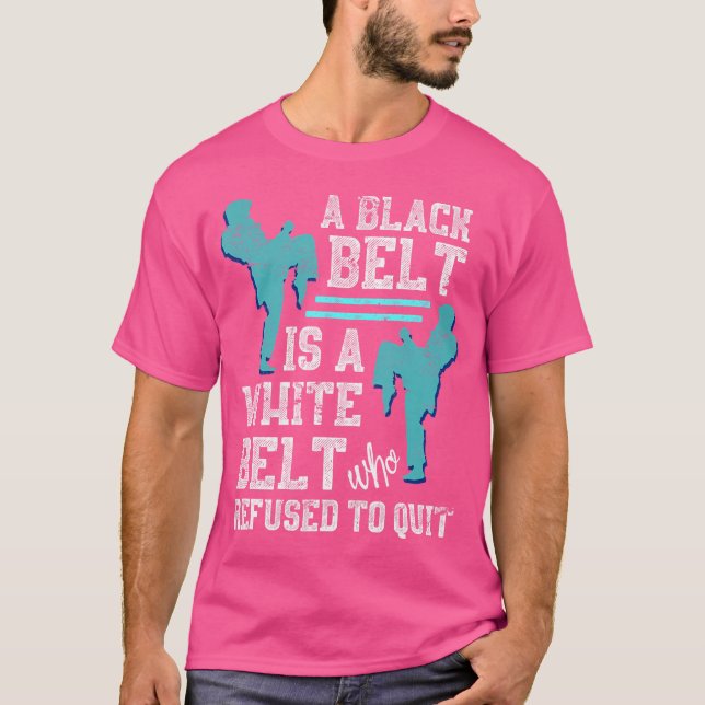 Camiseta Karateist Black Belt Combate Artes Marciais Esport (Frente)