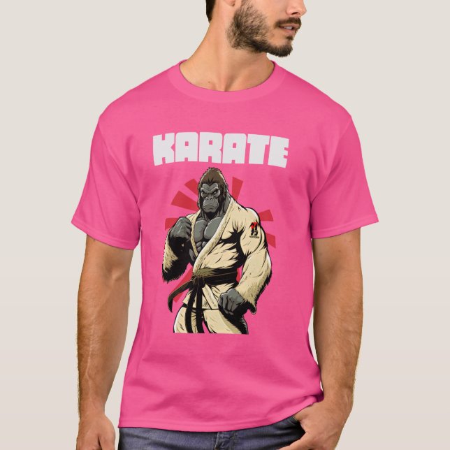 Camiseta Karateka e Karate Gorilla (Frente)