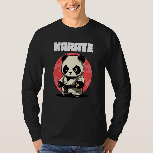 Camiseta Karateka Karate Panda (Frente)