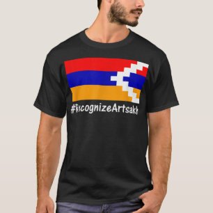Camiseta Karbakh Armenia Artsakh Flag #Reconhecer