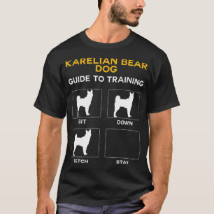 Camiseta Karelian Bear Dog Guide to Training Dog