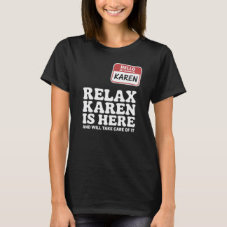 Camiseta Karen Relaxe Karen Está Aqui