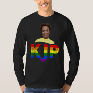 Camiseta Karine Jean Pierre Black African Woman Flag Lgbtq