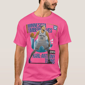 Camiseta Karl-Anthony Towns Basball Art Timberwolve 1