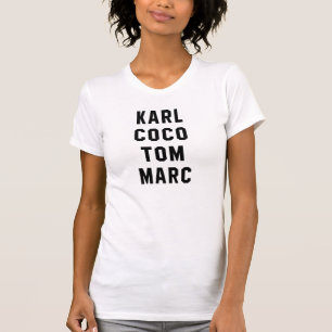Camiseta Karl Coco Tom Marc T-Shirt Tumblr