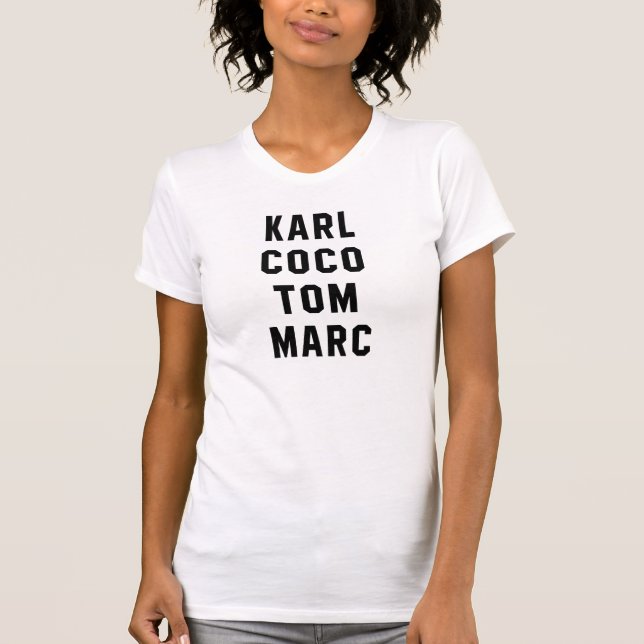 Camiseta Karl Coco Tom Marc T-Shirt Tumblr (Frente)