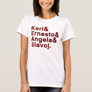 Camiseta Karl & Ernesto & Angela & Slavoj