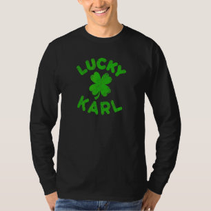 Camiseta Karl Irish Family Dia de São Patrício Lucky Karl