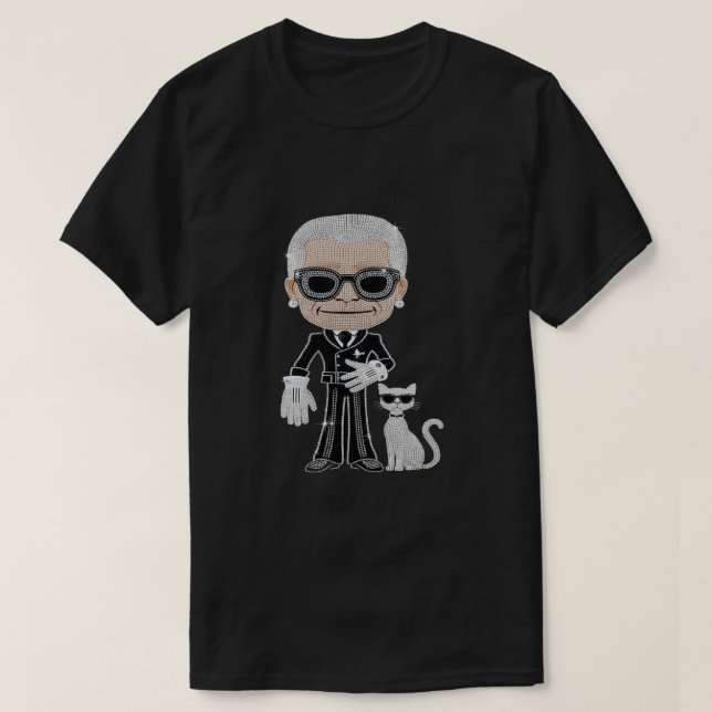 Camiseta KARL LAGERFELD" T-Shirt (Frente do Design)