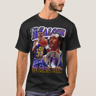 Camiseta Karl Malone A Lenda De Basquete Do Mail Man Sigatu