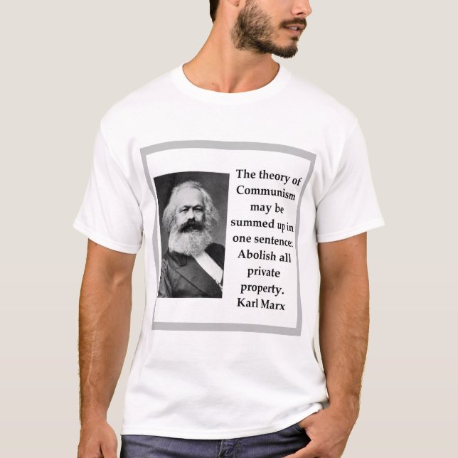 Camiseta Karl Marx (Frente)